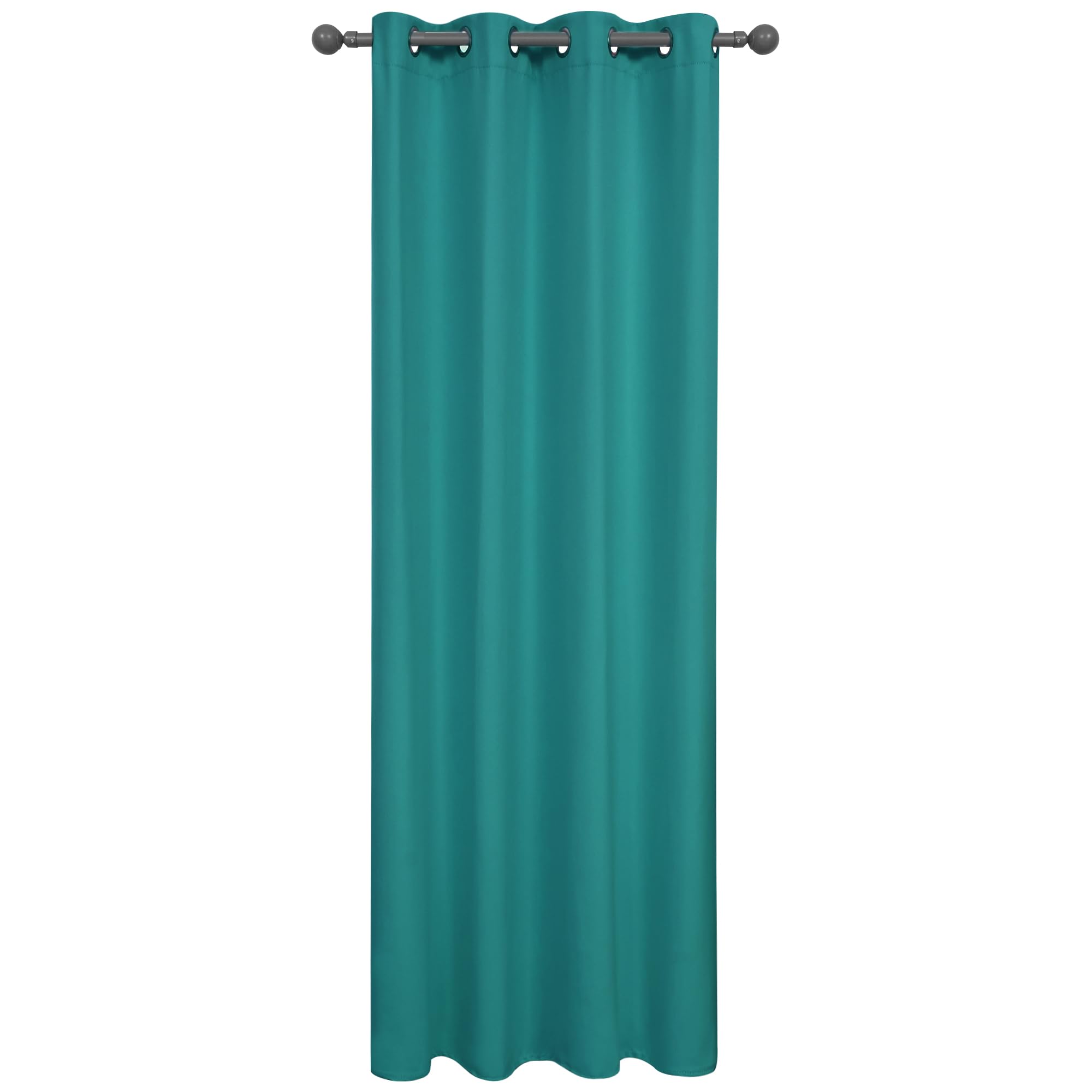 Deconovo Blackout Wide Curtain Panel, Grommet Top Thermal Insulated Room Darkening Drape for Bedroom Living Room, Khaki Divider, 100W x 84L Inch, Pack of 1