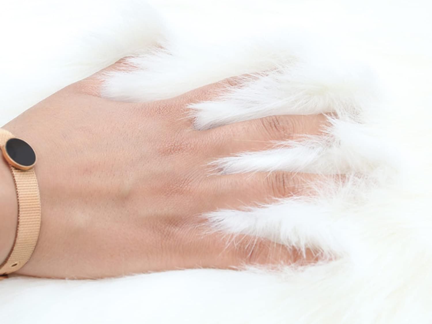 Luxury Faux Sheepskin Area Rugs Supersoft Fluffy Shaggy Round Floor Carpet Mat Decorative Throw Cover- Children Play Carpet for Living & Bedroom Sofa Light Pink, 5 ft Diameter