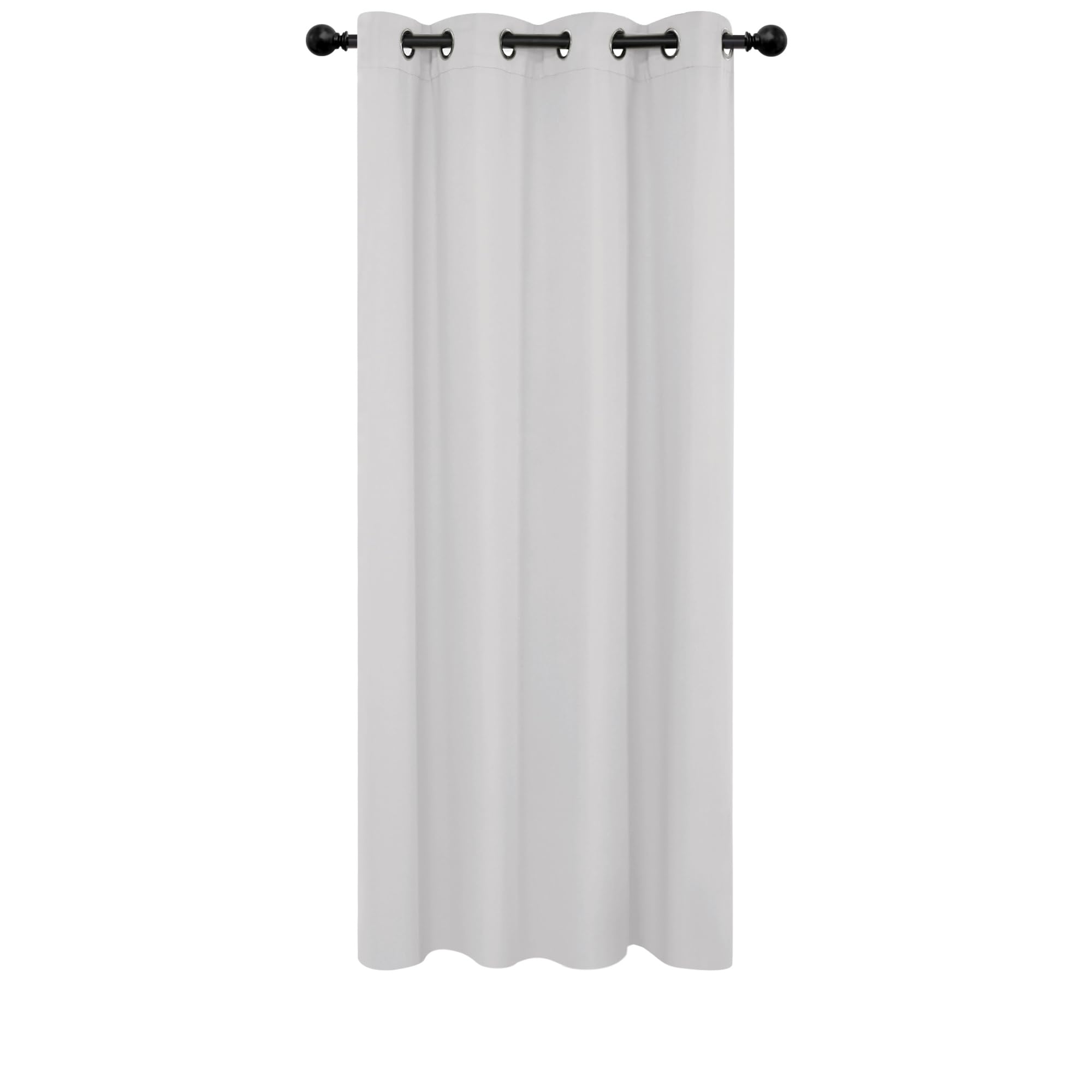 Deconovo Blackout Wide Curtain Panel, Grommet Top Thermal Insulated Room Darkening Drape for Bedroom Living Room, Khaki Divider, 100W x 84L Inch, Pack of 1