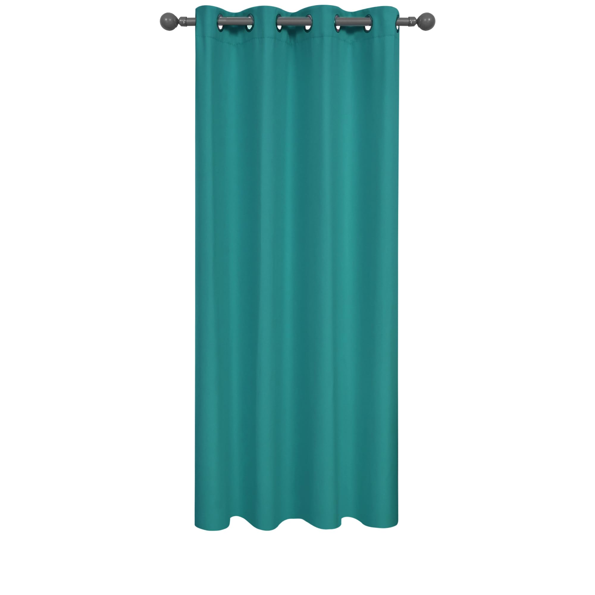 Deconovo Blackout Wide Curtain Panel, Grommet Top Thermal Insulated Room Darkening Drape for Bedroom Living Room, Khaki Divider, 100W x 84L Inch, Pack of 1