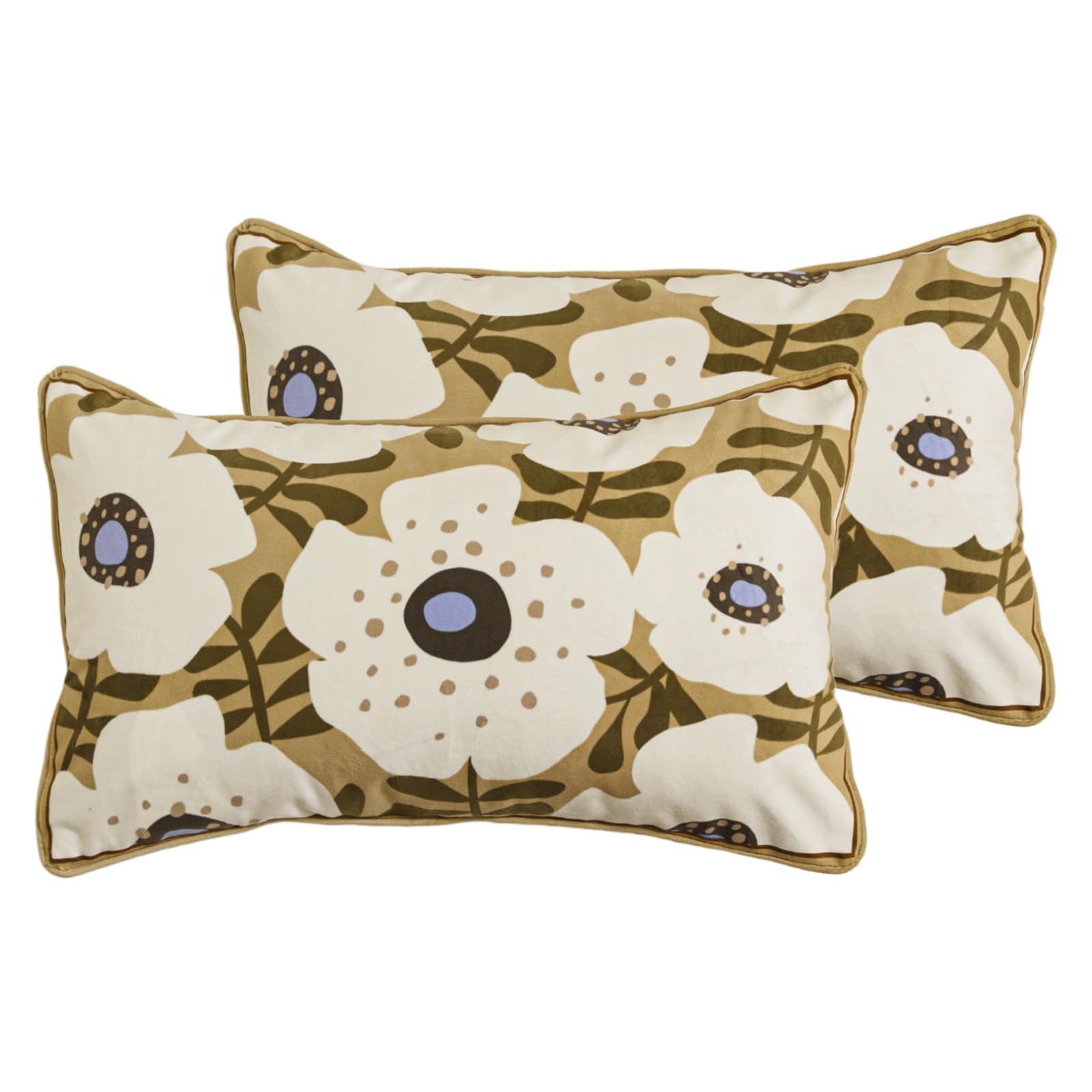 bilin gaier Vintage Square Throw Pillow Covers Pack of 2,Red Cozy Velvet with Leaves and Floral Pattern Pillowcases,Decoration Pillows Cushion Covers for Living Room Couch Sofa Bed Car Chair,18"x18"
