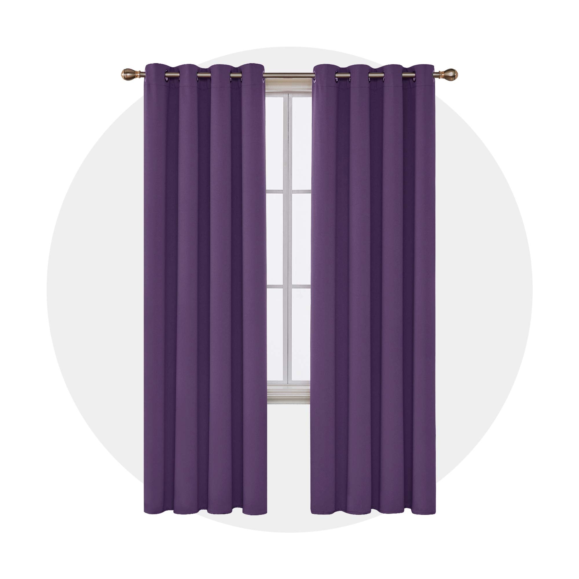 Deconovo Blackout Wide Curtain Panel, Grommet Top Thermal Insulated Room Darkening Drape for Bedroom Living Room, Khaki Divider, 100W x 84L Inch, Pack of 1
