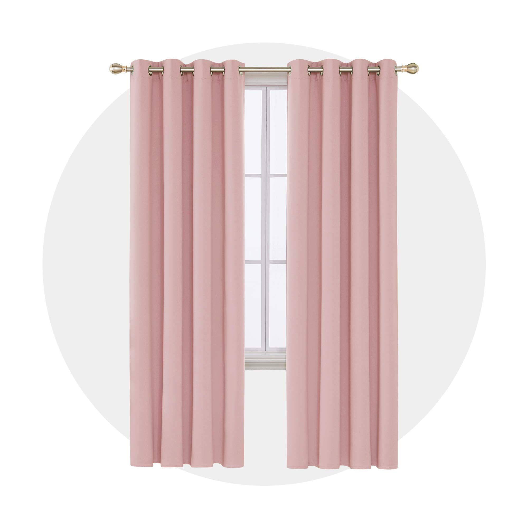 Deconovo Blackout Wide Curtain Panel, Grommet Top Thermal Insulated Room Darkening Drape for Bedroom Living Room, Khaki Divider, 100W x 84L Inch, Pack of 1