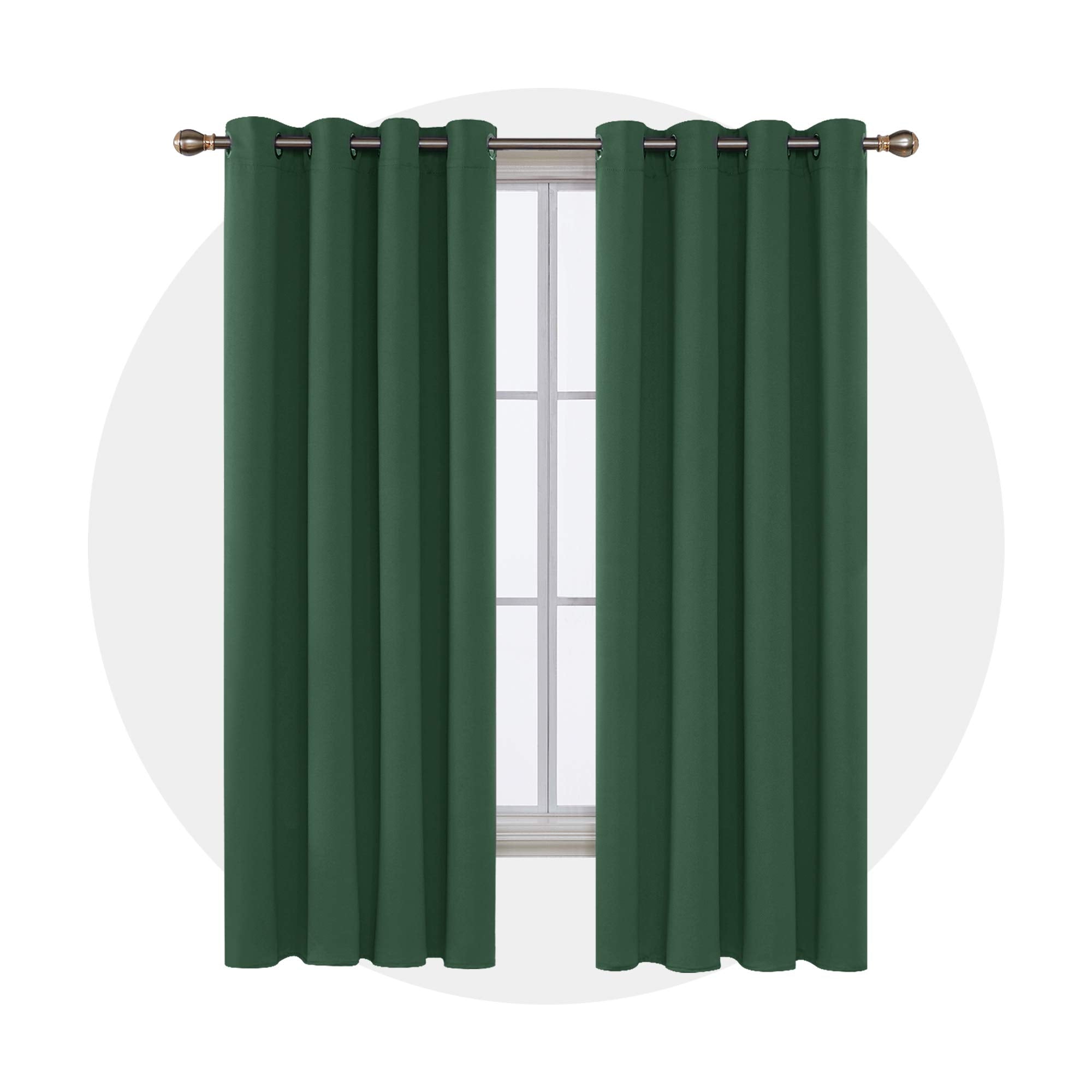 Deconovo Blackout Wide Curtain Panel, Grommet Top Thermal Insulated Room Darkening Drape for Bedroom Living Room, Khaki Divider, 100W x 84L Inch, Pack of 1