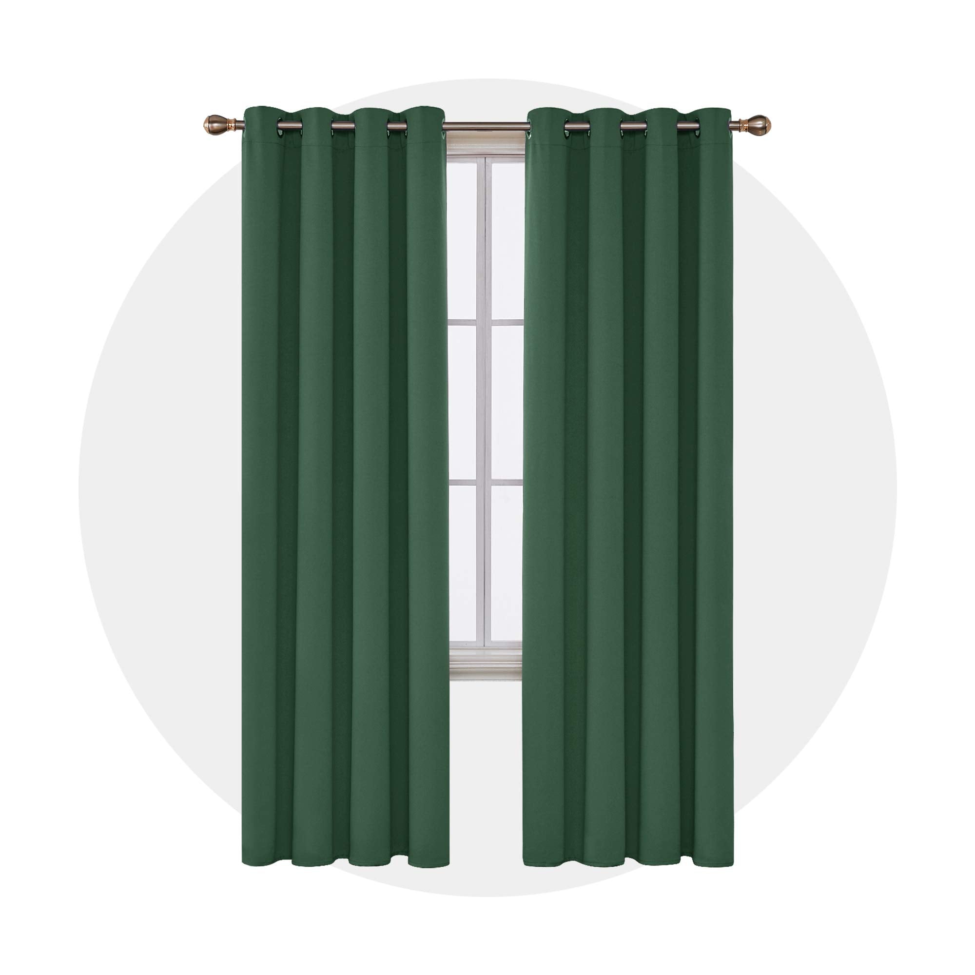 Deconovo Blackout Wide Curtain Panel, Grommet Top Thermal Insulated Room Darkening Drape for Bedroom Living Room, Khaki Divider, 100W x 84L Inch, Pack of 1