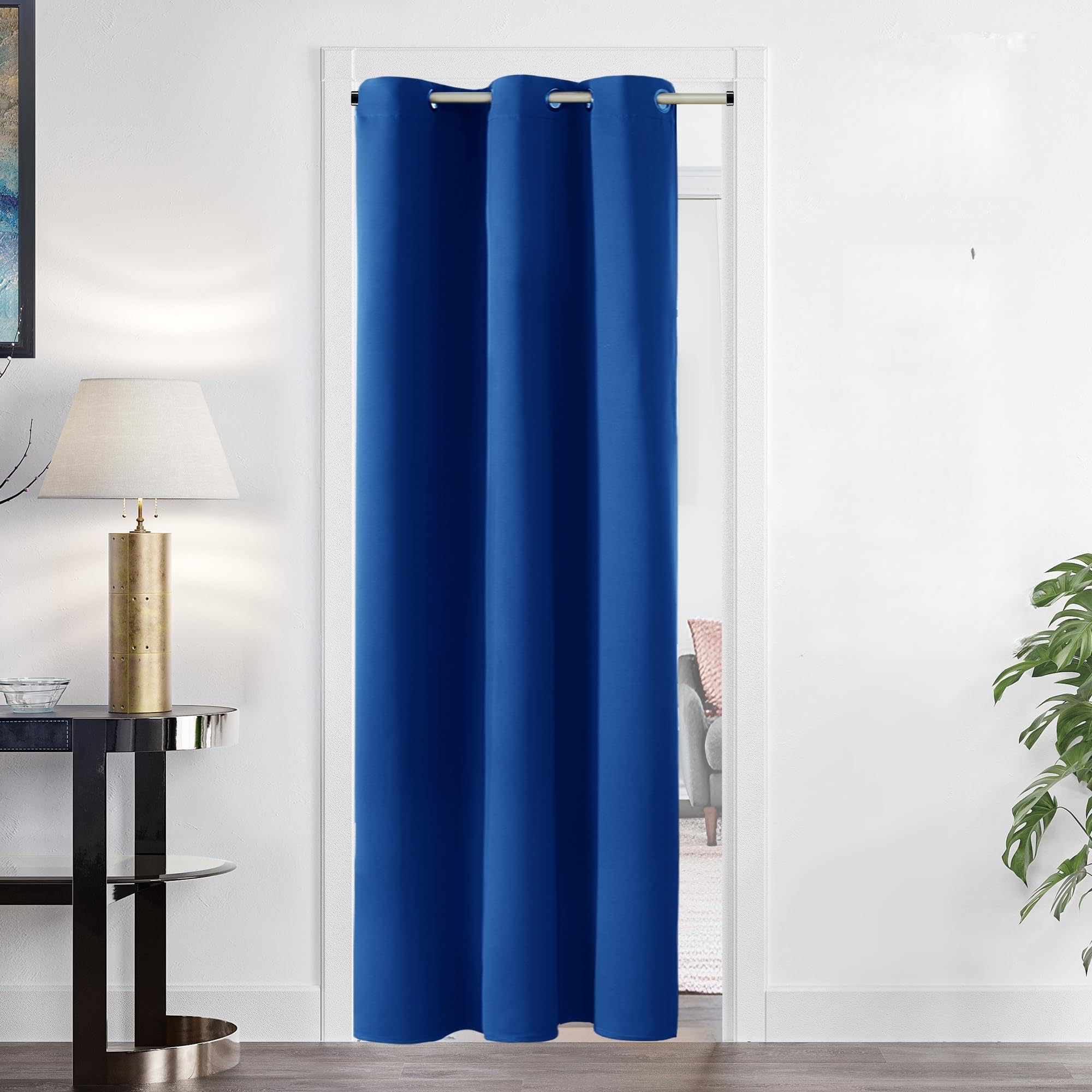 Deconovo Blackout Wide Curtain Panel, Grommet Top Thermal Insulated Room Darkening Drape for Bedroom Living Room, Khaki Divider, 100W x 84L Inch, Pack of 1
