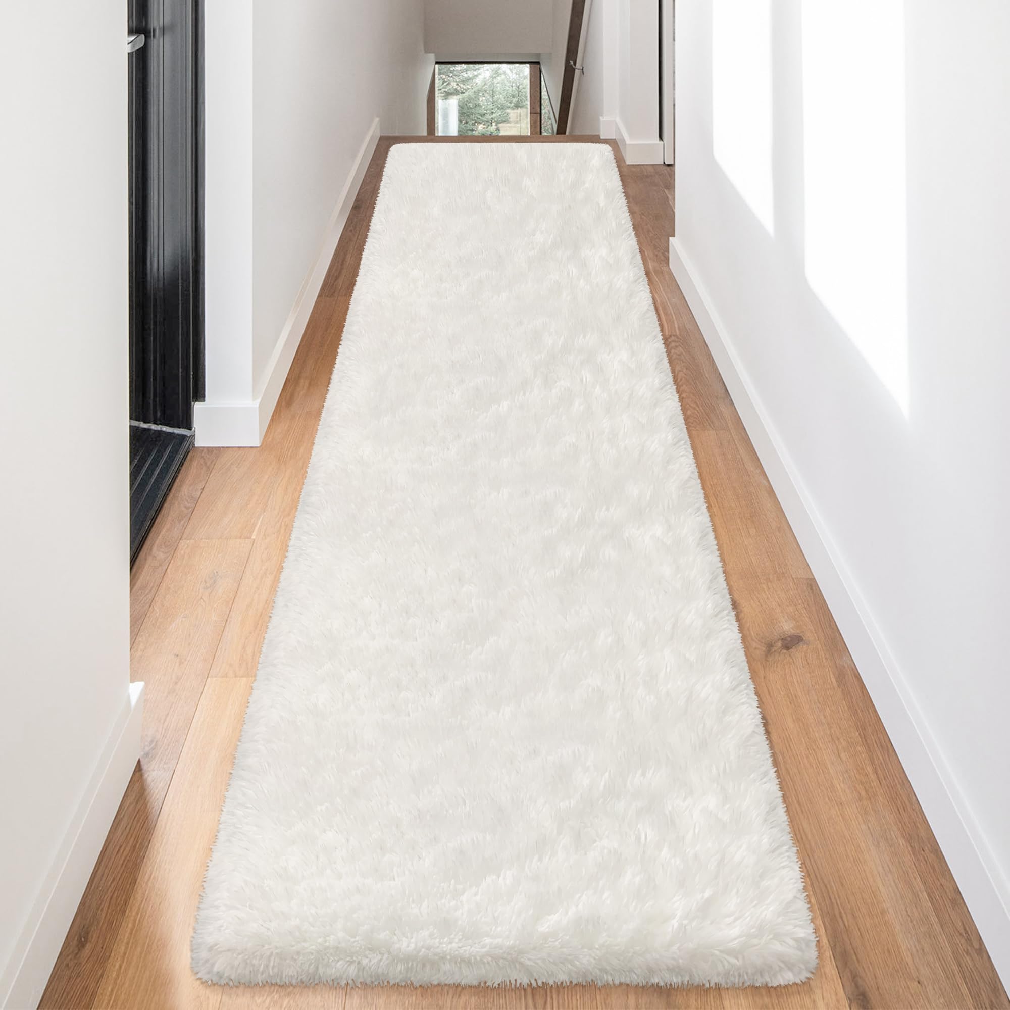 5x8 Ft Light Grey Large Area Rugs for Bedroom,Fluffy Furry Rug Floor Carpets Shaggy Playing Mat for Kids Baby Girls Room Nursery Home Decor Tie Dyed Gray Thick Rugs Fuzzy Home Decor