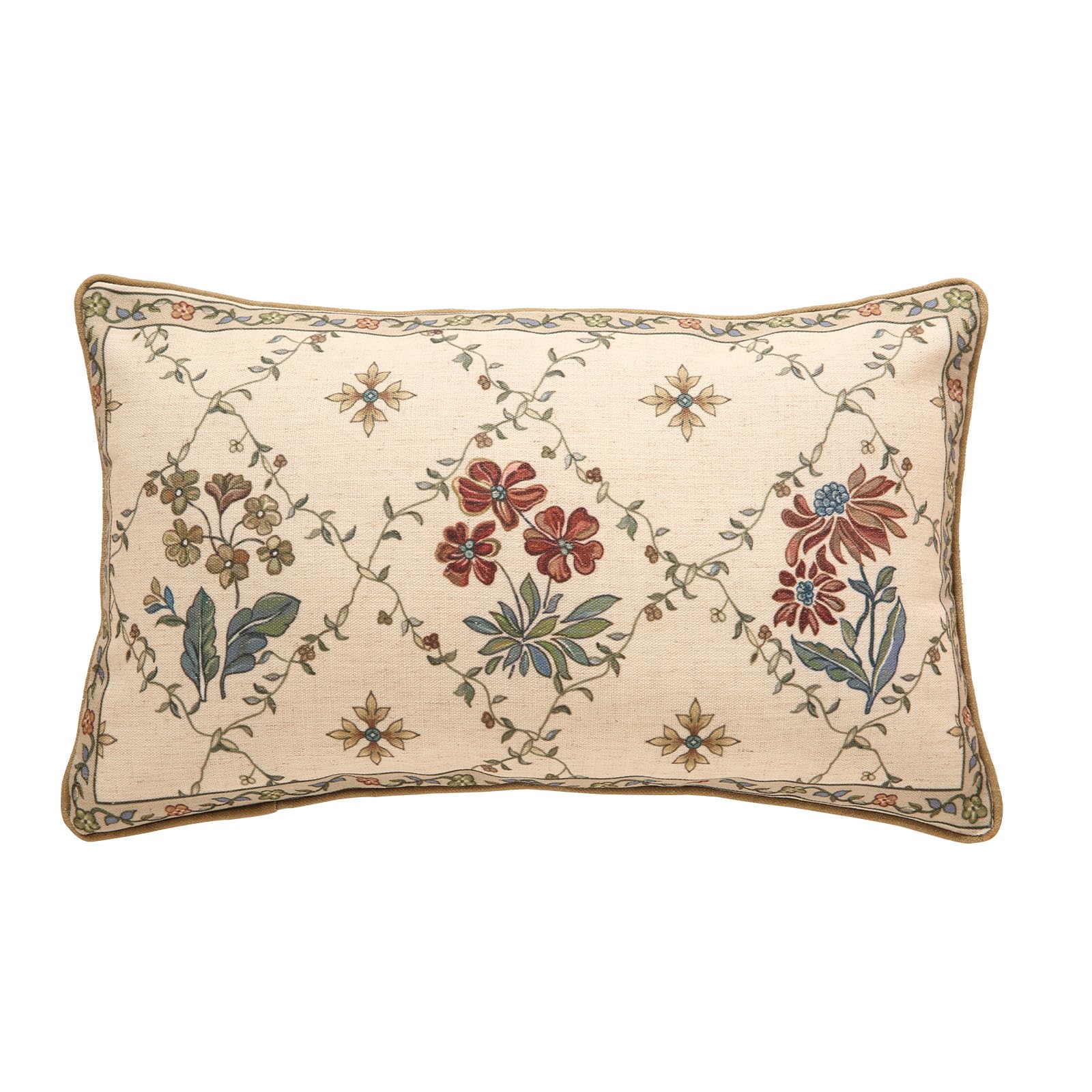 patdrea Designer Throw Pillow Covers for Couch 18"x18",Vintage Linen Pillows Cover with Cheetah Pattern and Luxury Pendant,Farmhouse Decorative Pillowcases for Bed Living Room Outdoor Set of 2