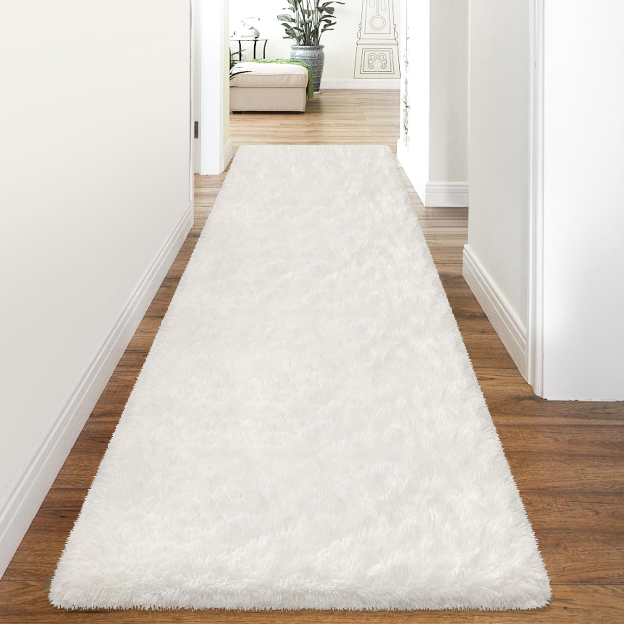 5x8 Ft Light Grey Large Area Rugs for Bedroom,Fluffy Furry Rug Floor Carpets Shaggy Playing Mat for Kids Baby Girls Room Nursery Home Decor Tie Dyed Gray Thick Rugs Fuzzy Home Decor