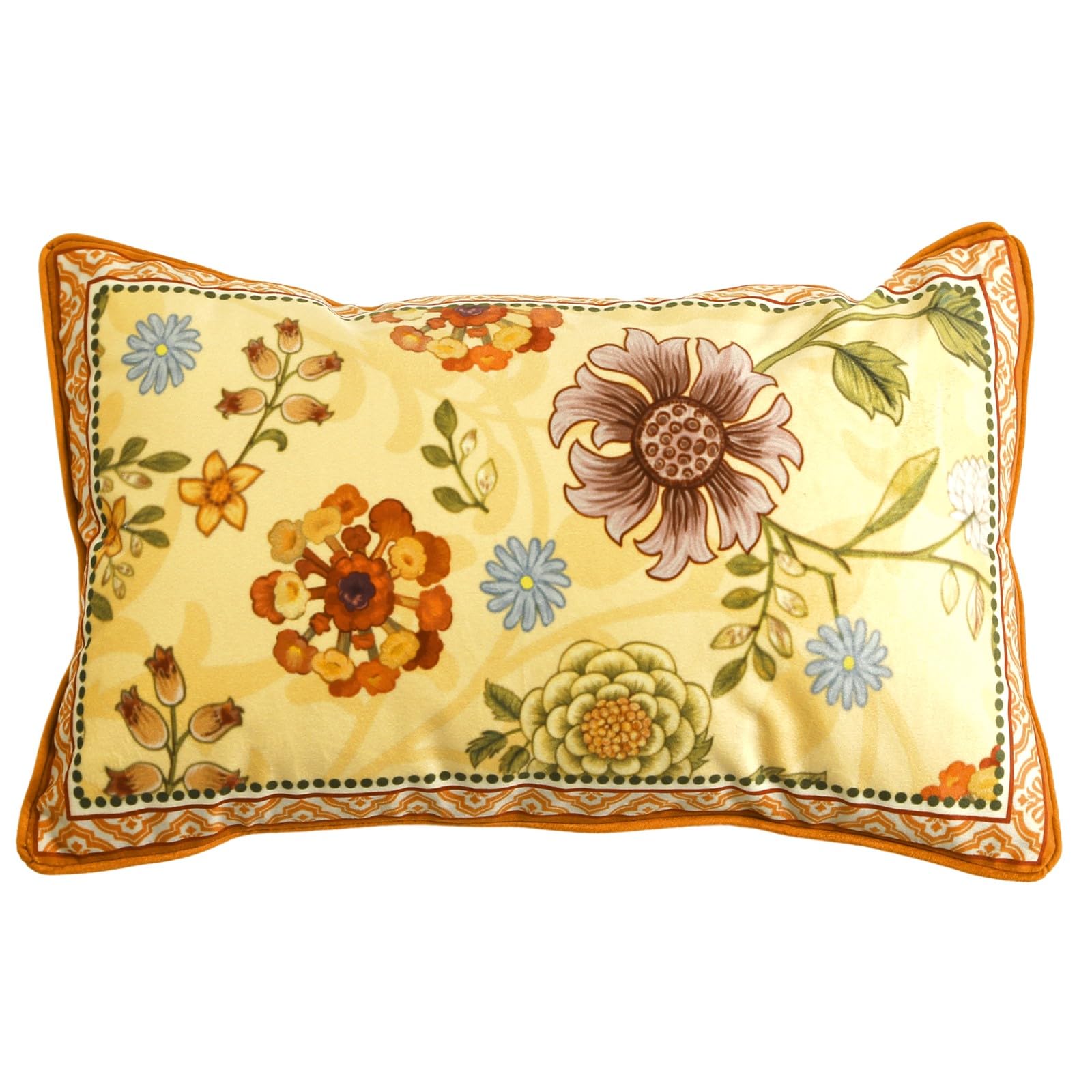 bilin gaier Vintage Square Throw Pillow Covers Pack of 2,Red Cozy Velvet with Leaves and Floral Pattern Pillowcases,Decoration Pillows Cushion Covers for Living Room Couch Sofa Bed Car Chair,18"x18"