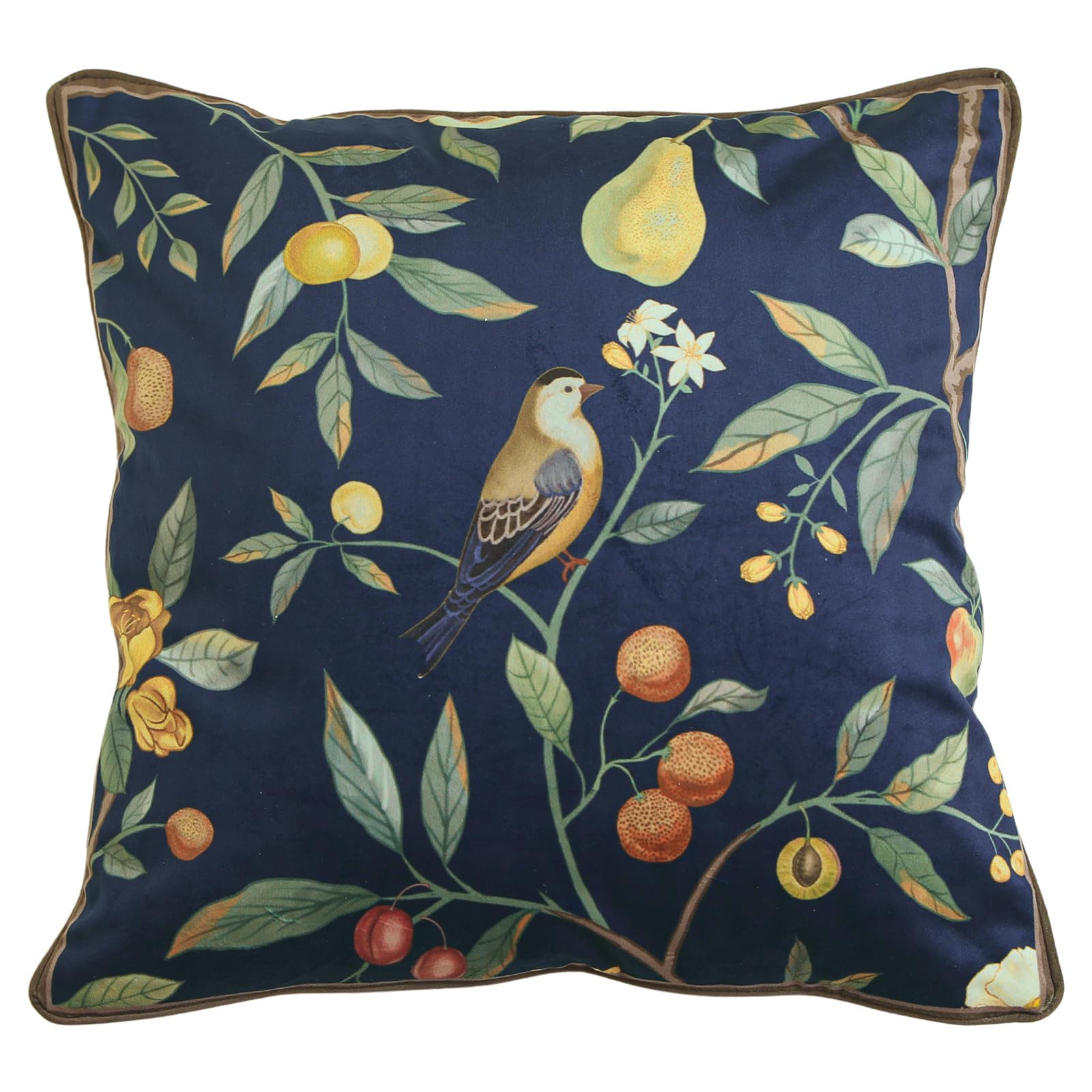 bilin gaier Vintage Square Throw Pillow Covers Pack of 2,Red Cozy Velvet with Leaves and Floral Pattern Pillowcases,Decoration Pillows Cushion Covers for Living Room Couch Sofa Bed Car Chair,18"x18"