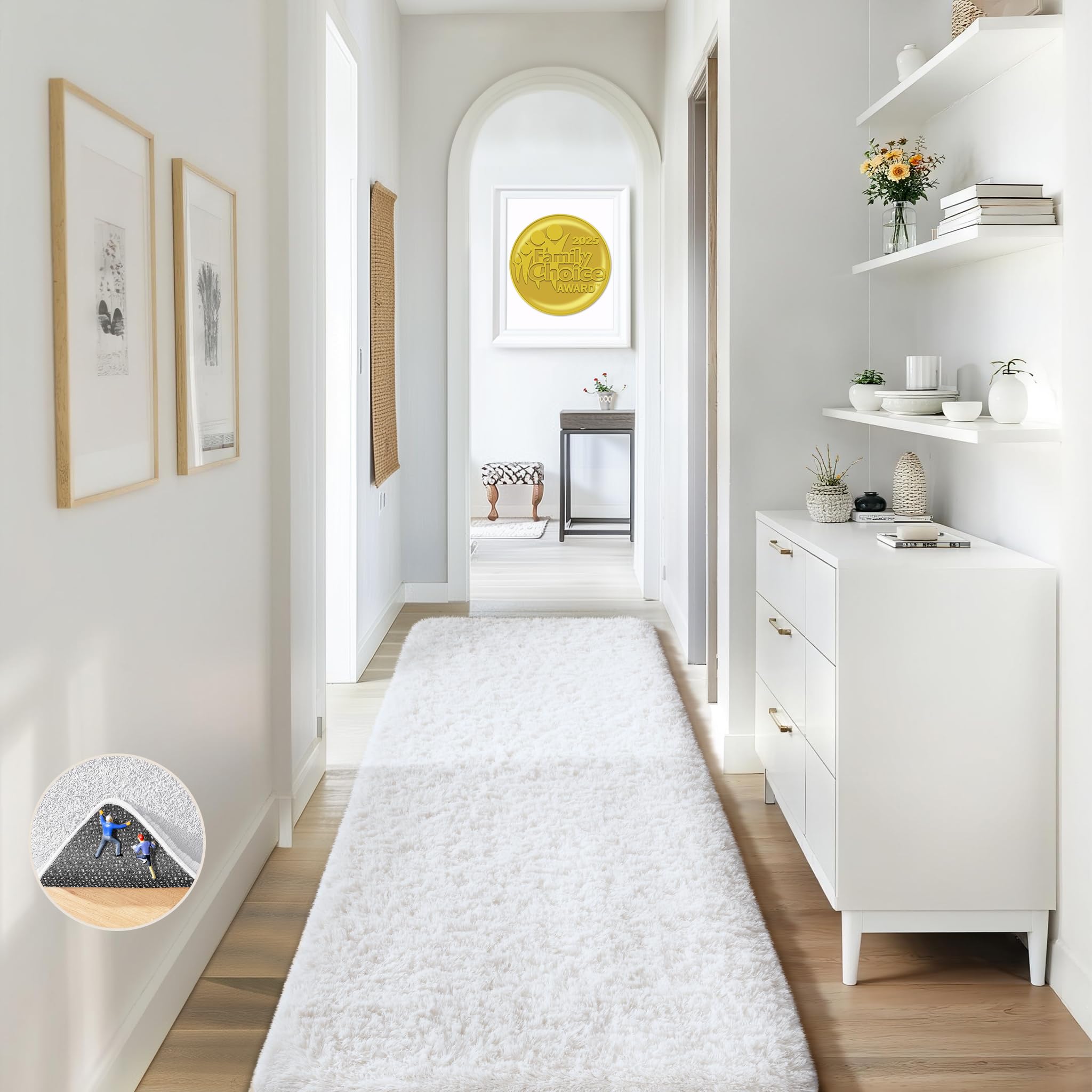 Ophanie Beige Rugs for Living Room Bedroom, 5x8 Fluffy Fuzzy Furry Carpet, Plush Soft Shaggy Bedside Indoor Floor Area Rug for Kids Girls Boys Baby Teen Dorm Nursery Home Decor Aesthetic