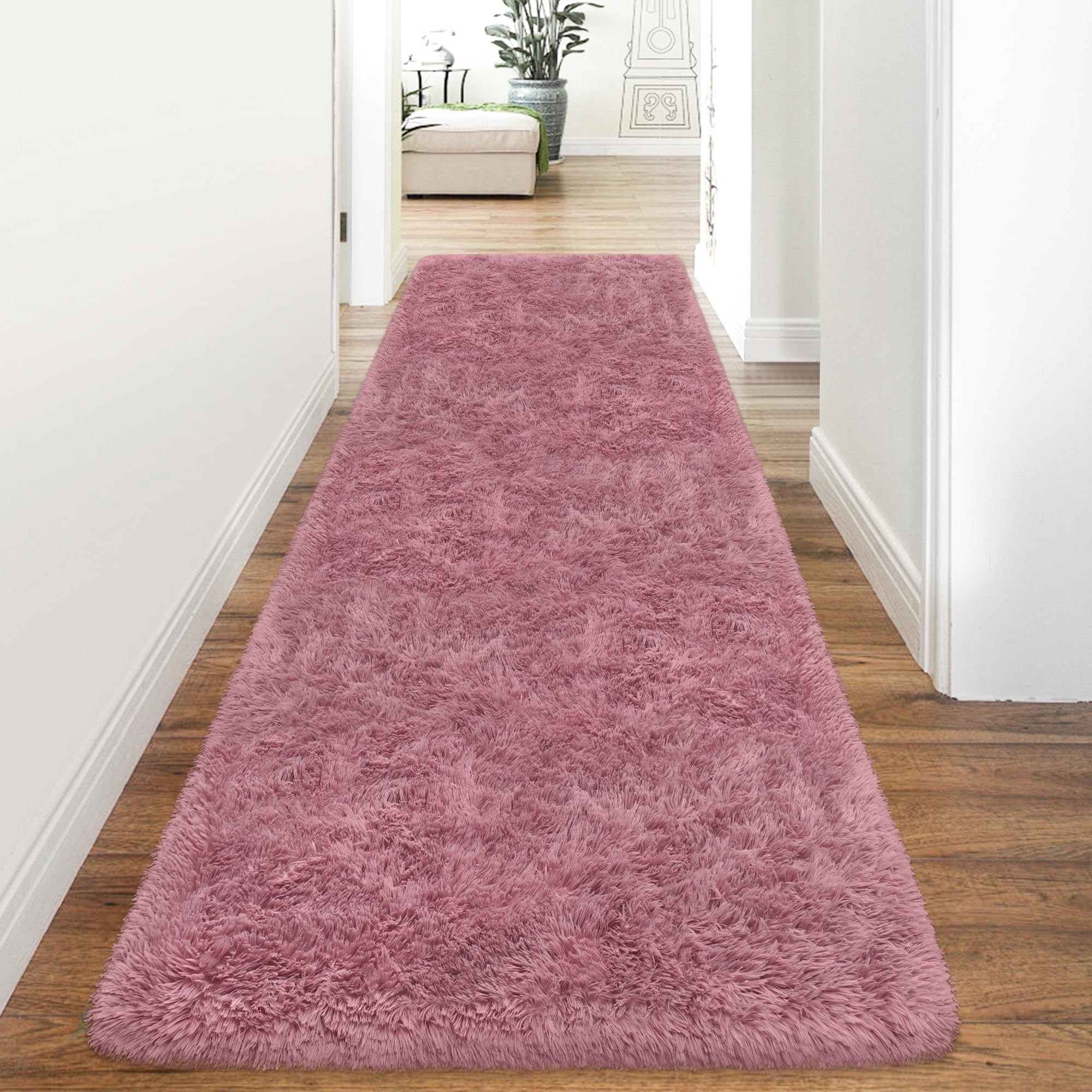 5x8 Ft Light Grey Large Area Rugs for Bedroom,Fluffy Furry Rug Floor Carpets Shaggy Playing Mat for Kids Baby Girls Room Nursery Home Decor Tie Dyed Gray Thick Rugs Fuzzy Home Decor