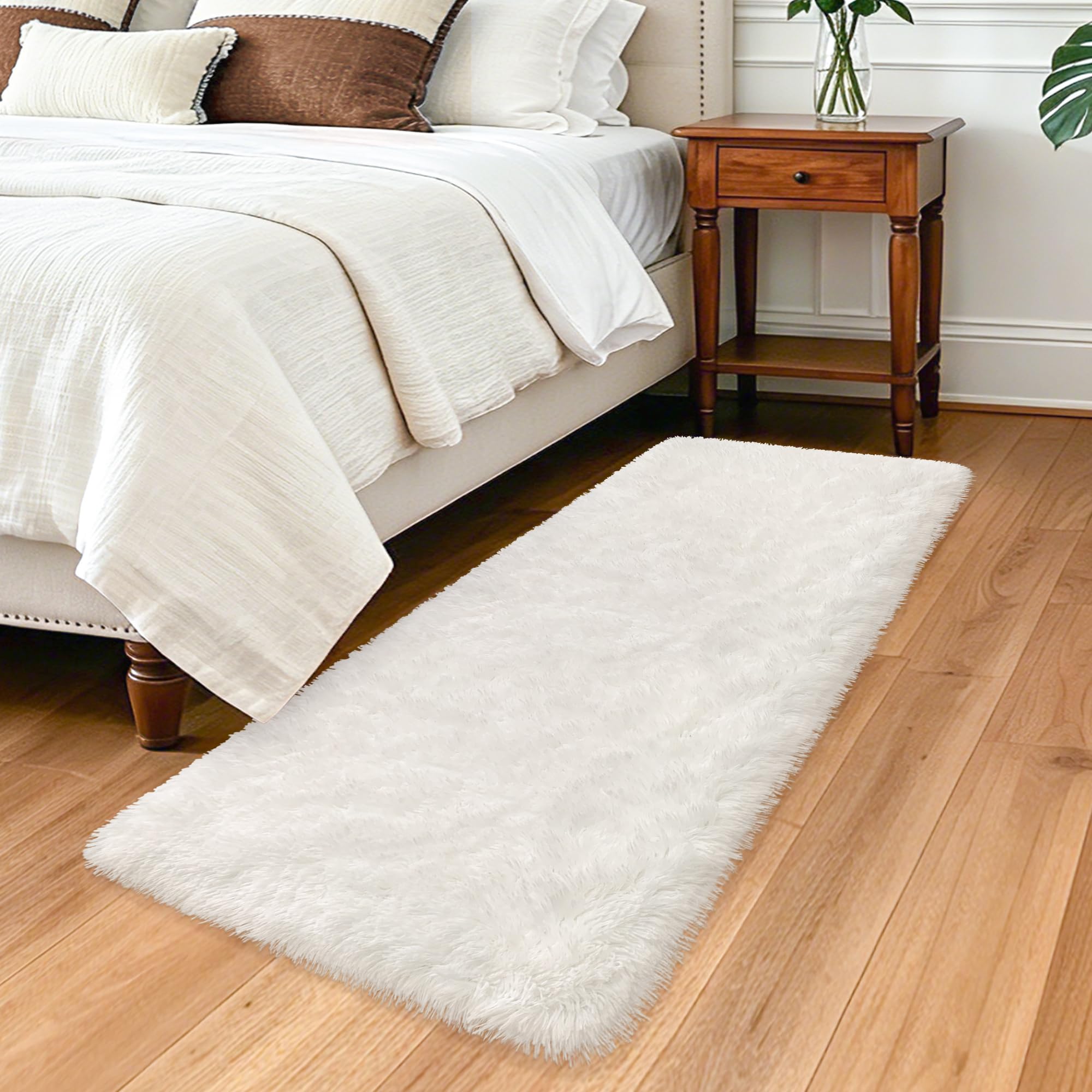 5x8 Ft Light Grey Large Area Rugs for Bedroom,Fluffy Furry Rug Floor Carpets Shaggy Playing Mat for Kids Baby Girls Room Nursery Home Decor Tie Dyed Gray Thick Rugs Fuzzy Home Decor