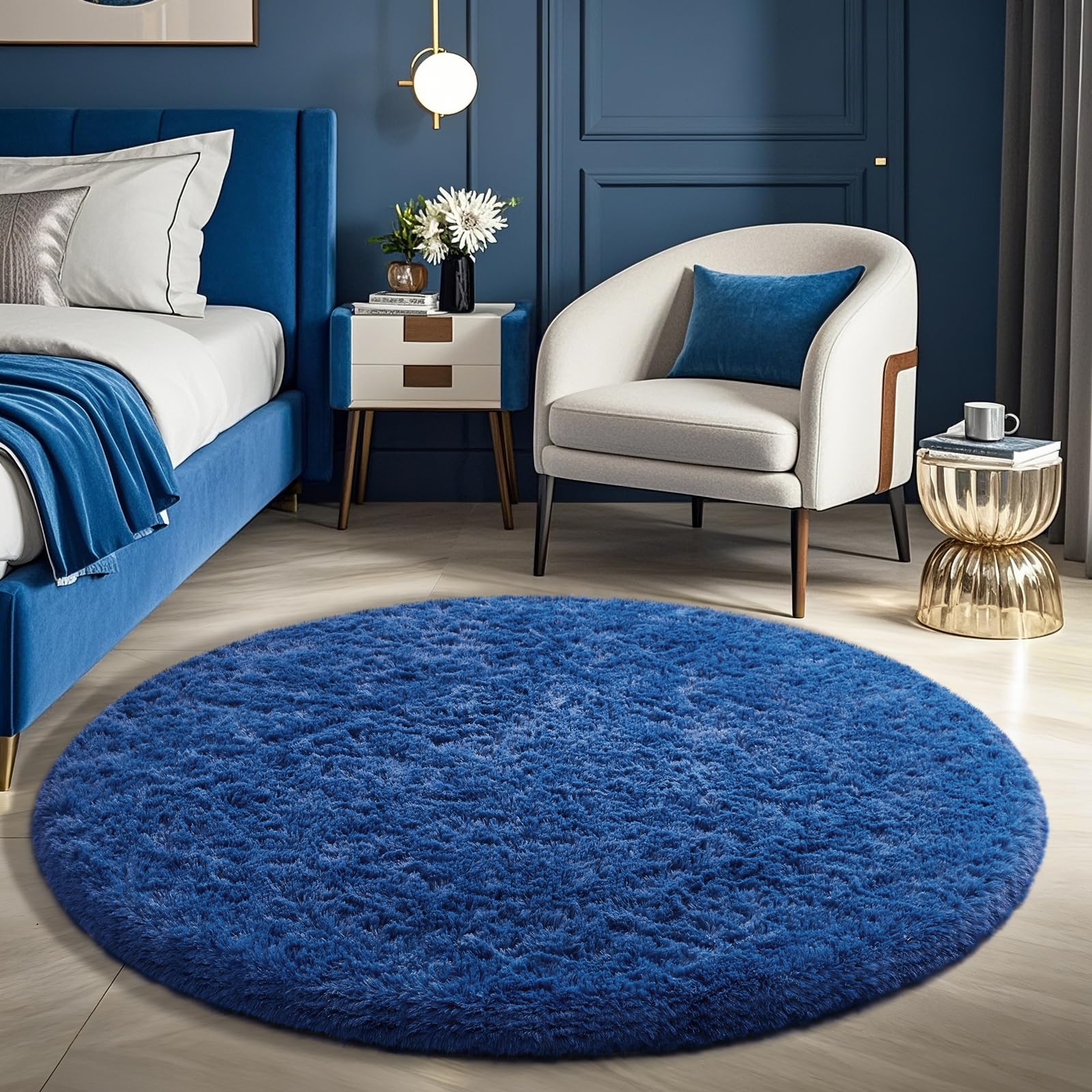 Ophanie Beige Rugs for Living Room Bedroom, 5x8 Fluffy Fuzzy Furry Carpet, Plush Soft Shaggy Bedside Indoor Floor Area Rug for Kids Girls Boys Baby Teen Dorm Nursery Home Decor Aesthetic
