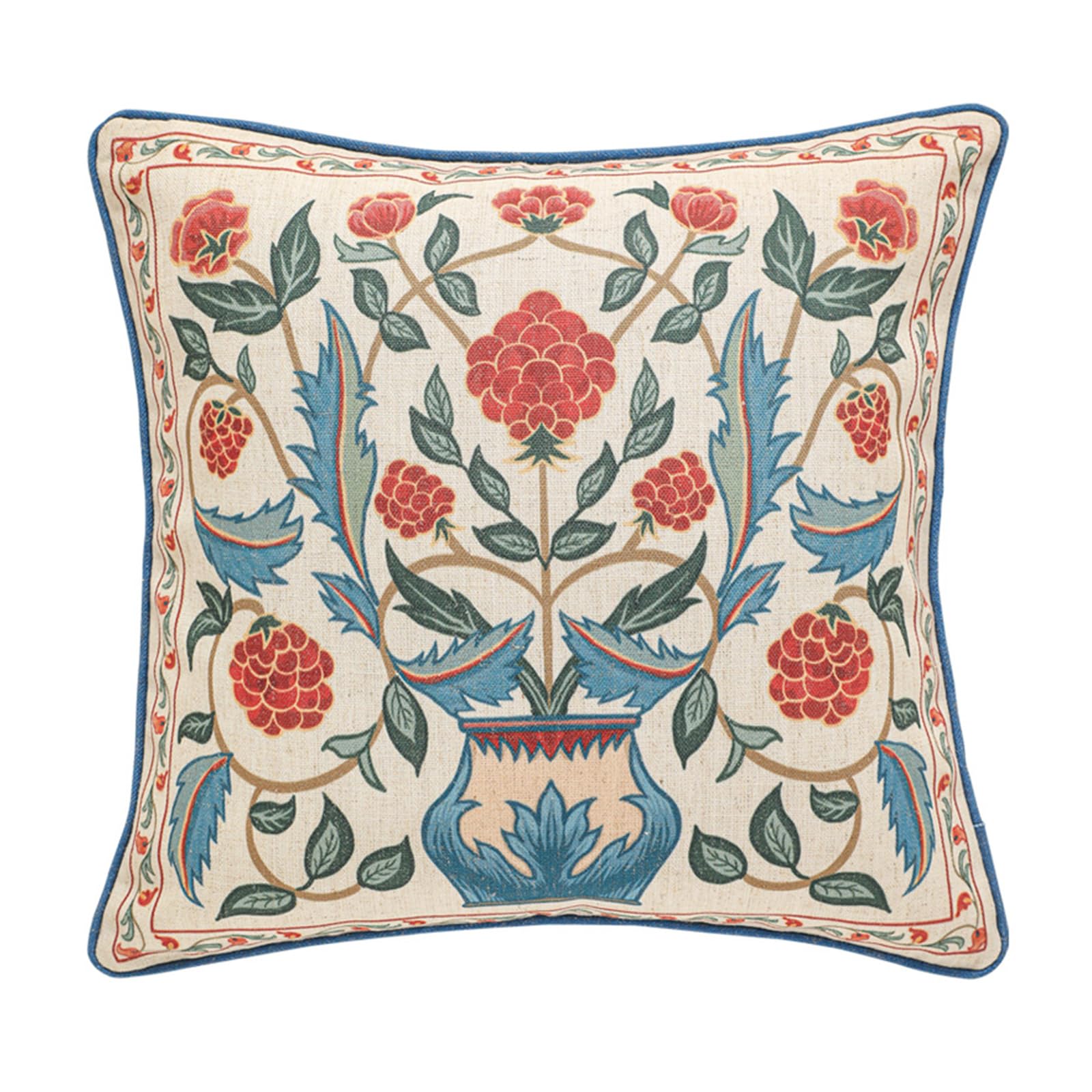 patdrea Designer Throw Pillow Covers for Couch 18"x18",Vintage Linen Pillows Cover with Cheetah Pattern and Luxury Pendant,Farmhouse Decorative Pillowcases for Bed Living Room Outdoor Set of 2