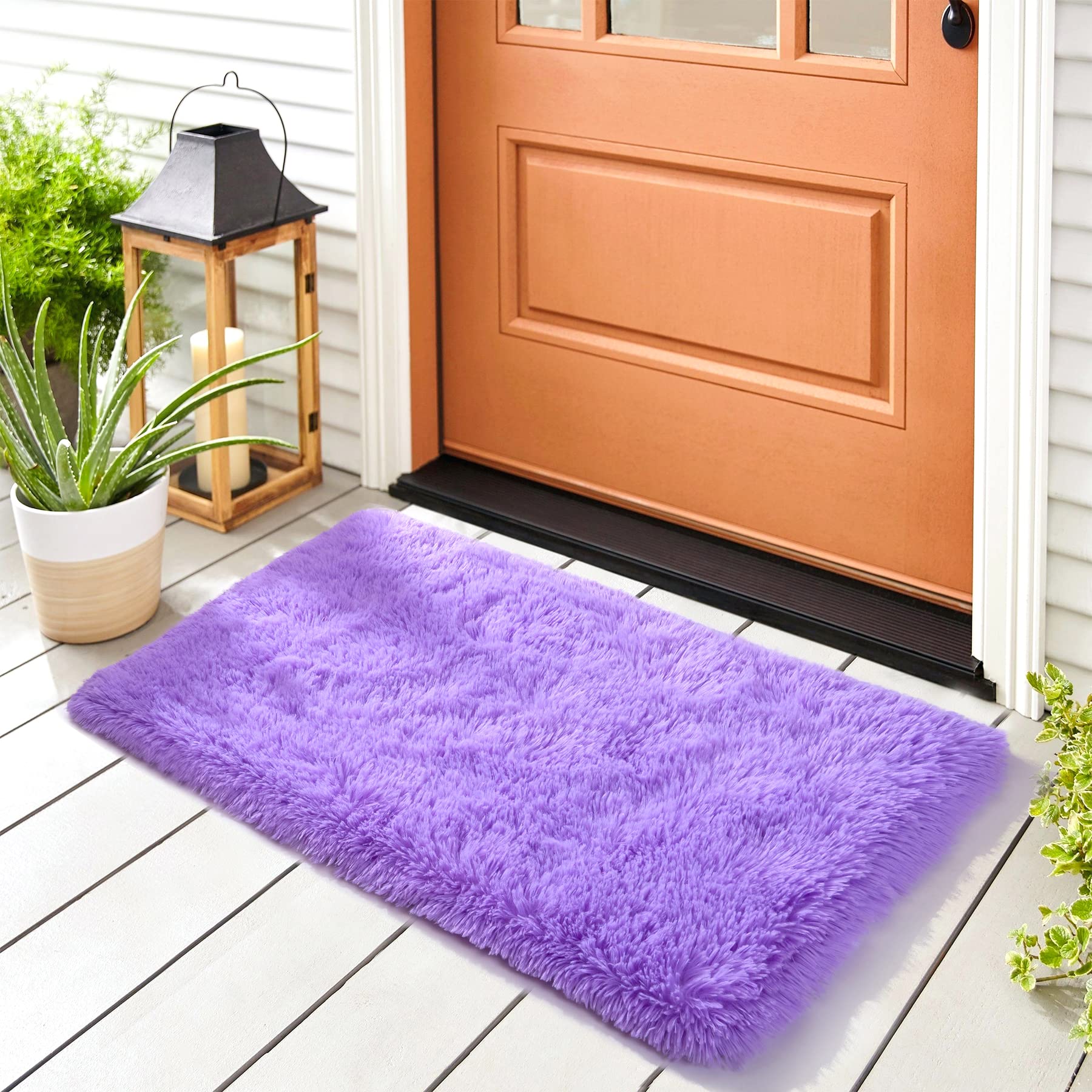 8x10 Extra Large Green Area Rug for Living Room Bedroom Dining Room, Fluffy Shag Soft Plush Furry Carpet Solid Color, Non-Slip Indoor Floor Mat for Kids Home Decor
