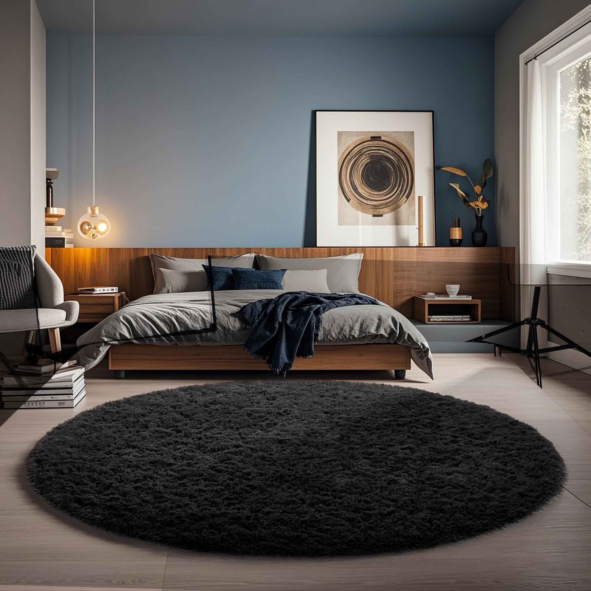 Ophanie Beige Rugs for Living Room Bedroom, 5x8 Fluffy Fuzzy Furry Carpet, Plush Soft Shaggy Bedside Indoor Floor Area Rug for Kids Girls Boys Baby Teen Dorm Nursery Home Decor Aesthetic