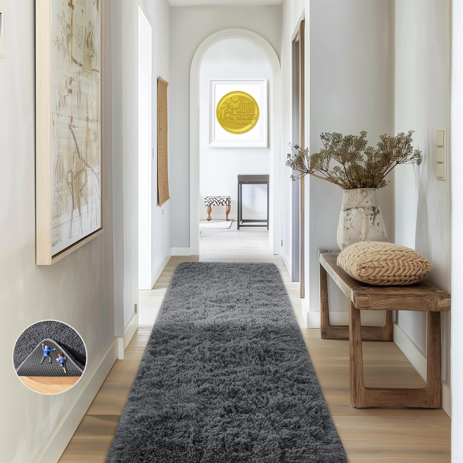 Ophanie Beige Rugs for Living Room Bedroom, 5x8 Fluffy Fuzzy Furry Carpet, Plush Soft Shaggy Bedside Indoor Floor Area Rug for Kids Girls Boys Baby Teen Dorm Nursery Home Decor Aesthetic