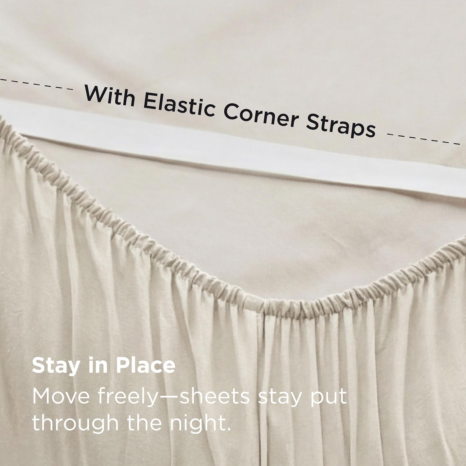Bedsure Deep Pocket King Sheet Set - 6 Piece, Prewashed Ultra-Soft King Size Sheets Set, Fits Mattresses Up to 18 Inches Thick, Breathable & Secure Fit, Hotel Luxury Bedding, Linen