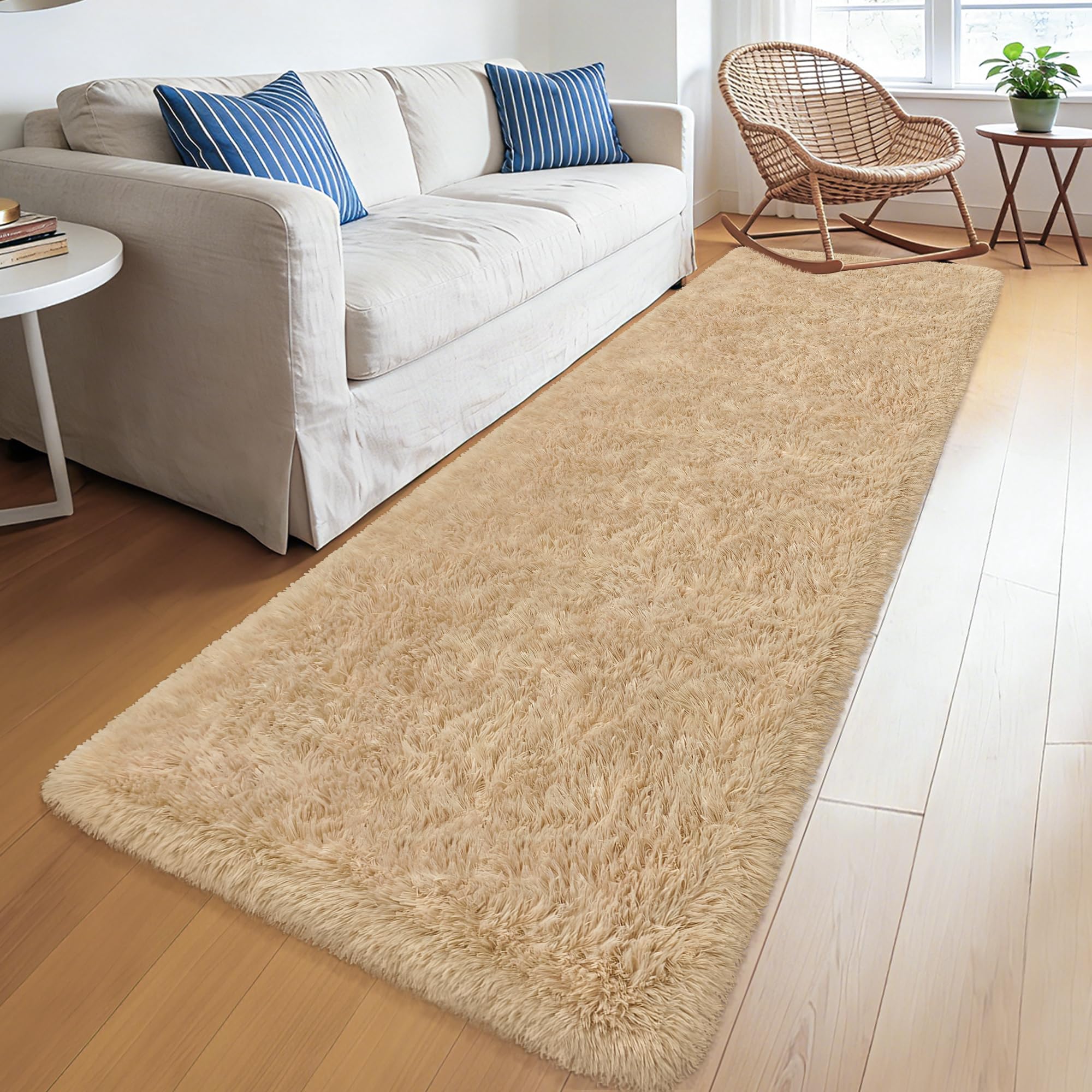 5x8 Ft Light Grey Large Area Rugs for Bedroom,Fluffy Furry Rug Floor Carpets Shaggy Playing Mat for Kids Baby Girls Room Nursery Home Decor Tie Dyed Gray Thick Rugs Fuzzy Home Decor