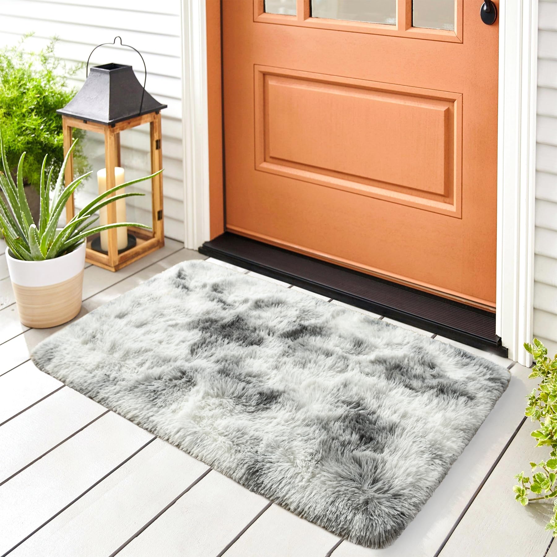 8x10 Extra Large Green Area Rug for Living Room Bedroom Dining Room, Fluffy Shag Soft Plush Furry Carpet Solid Color, Non-Slip Indoor Floor Mat for Kids Home Decor