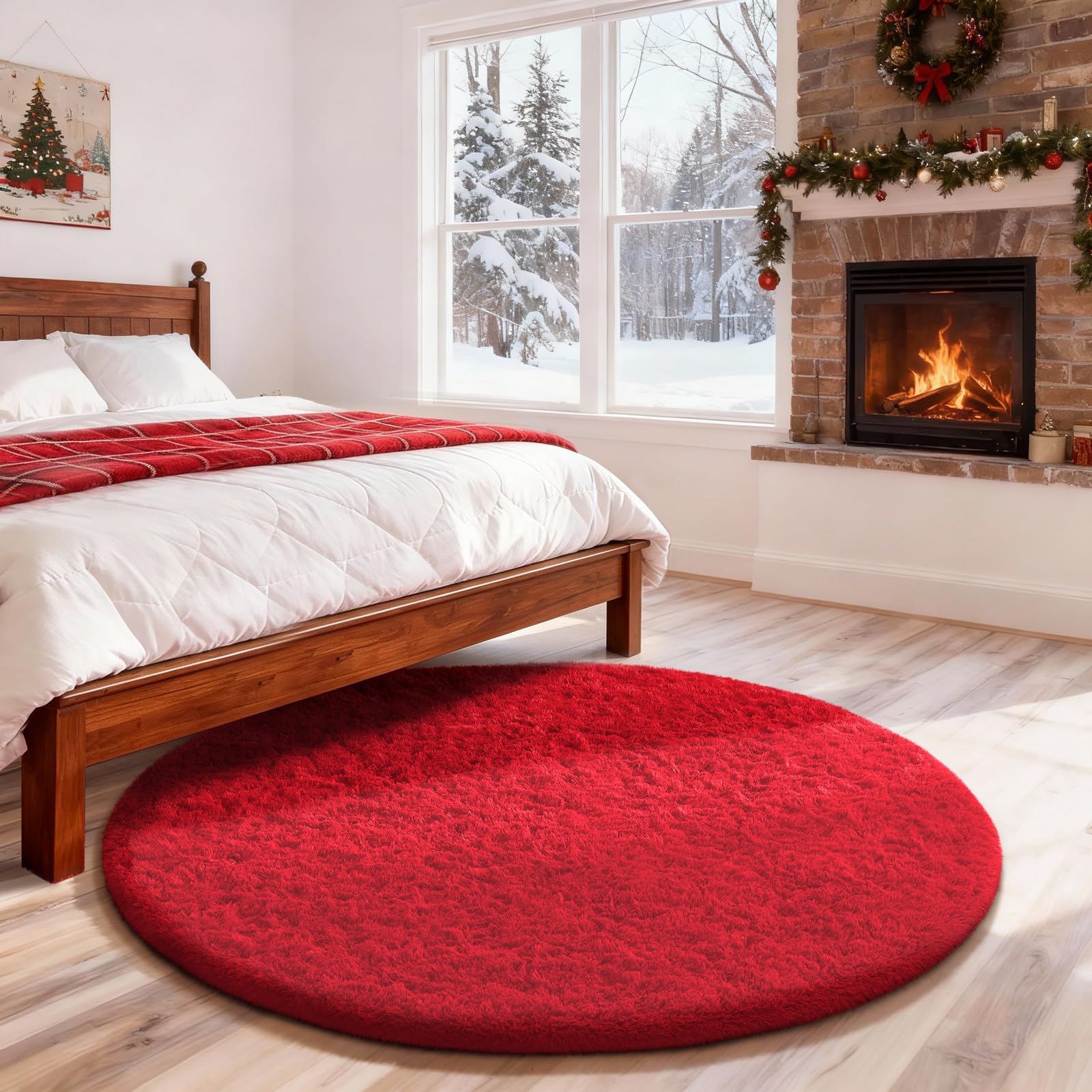 Ophanie Beige Rugs for Living Room Bedroom, 5x8 Fluffy Fuzzy Furry Carpet, Plush Soft Shaggy Bedside Indoor Floor Area Rug for Kids Girls Boys Baby Teen Dorm Nursery Home Decor Aesthetic