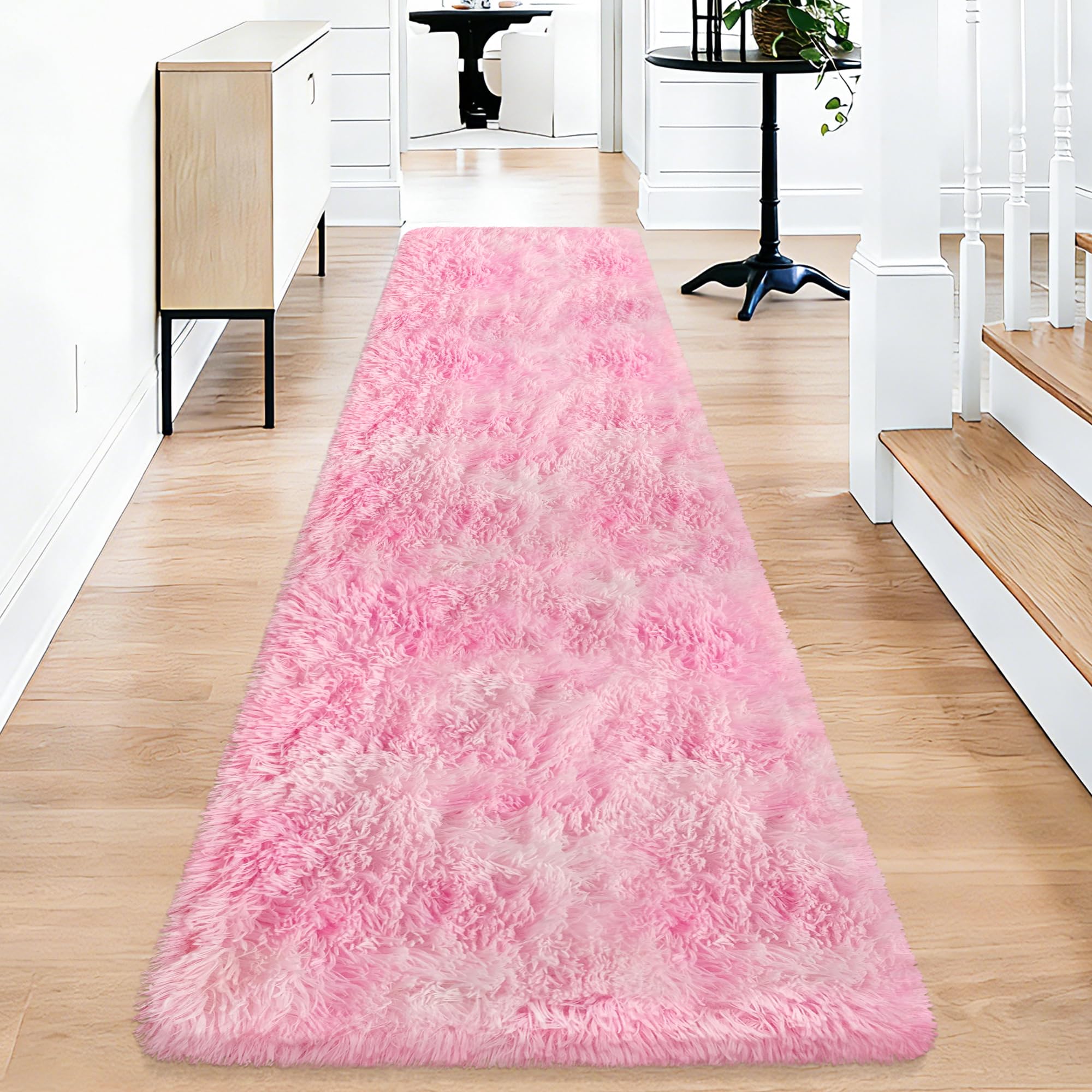 5x8 Ft Light Grey Large Area Rugs for Bedroom,Fluffy Furry Rug Floor Carpets Shaggy Playing Mat for Kids Baby Girls Room Nursery Home Decor Tie Dyed Gray Thick Rugs Fuzzy Home Decor