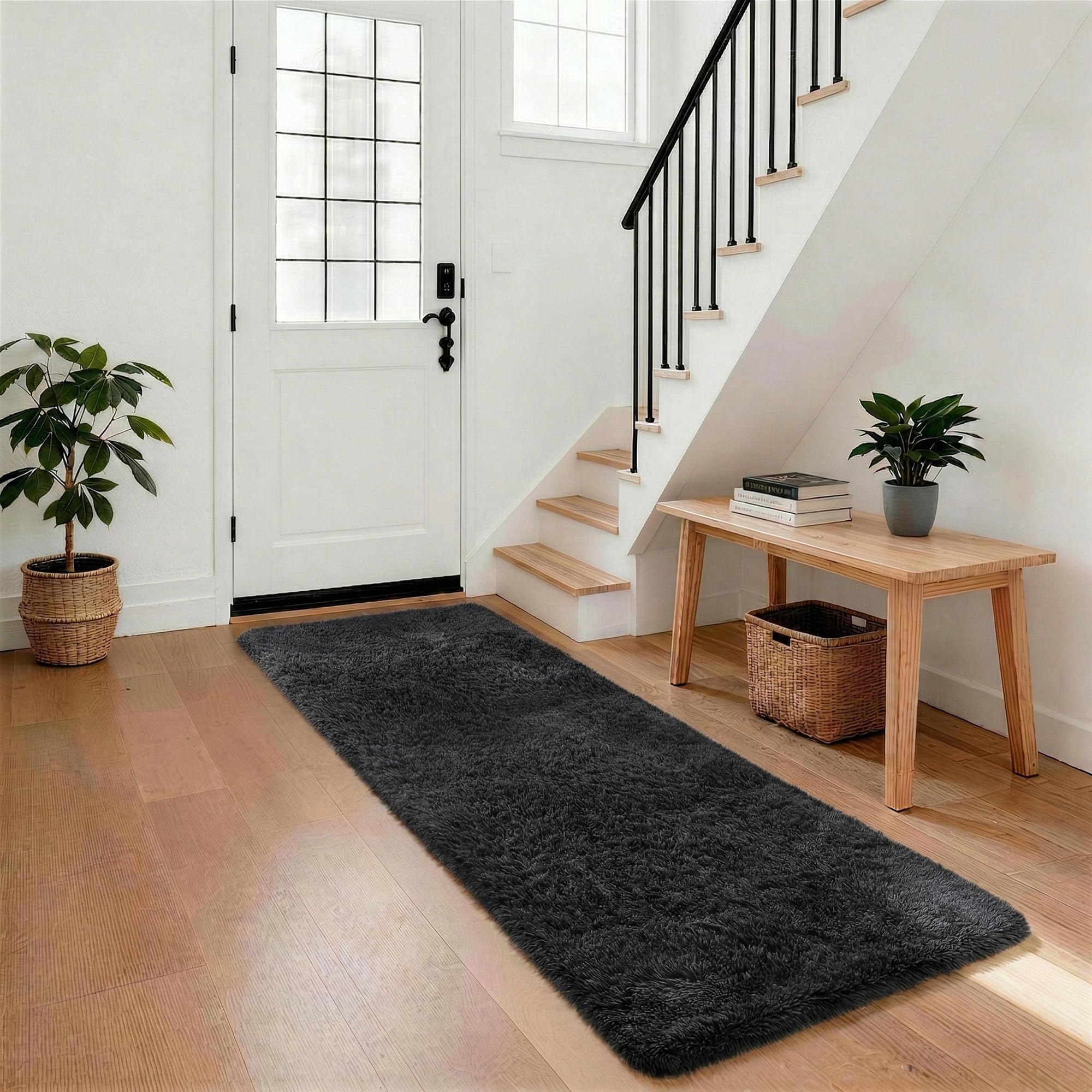 Ophanie Beige Rugs for Living Room Bedroom, 5x8 Fluffy Fuzzy Furry Carpet, Plush Soft Shaggy Bedside Indoor Floor Area Rug for Kids Girls Boys Baby Teen Dorm Nursery Home Decor Aesthetic