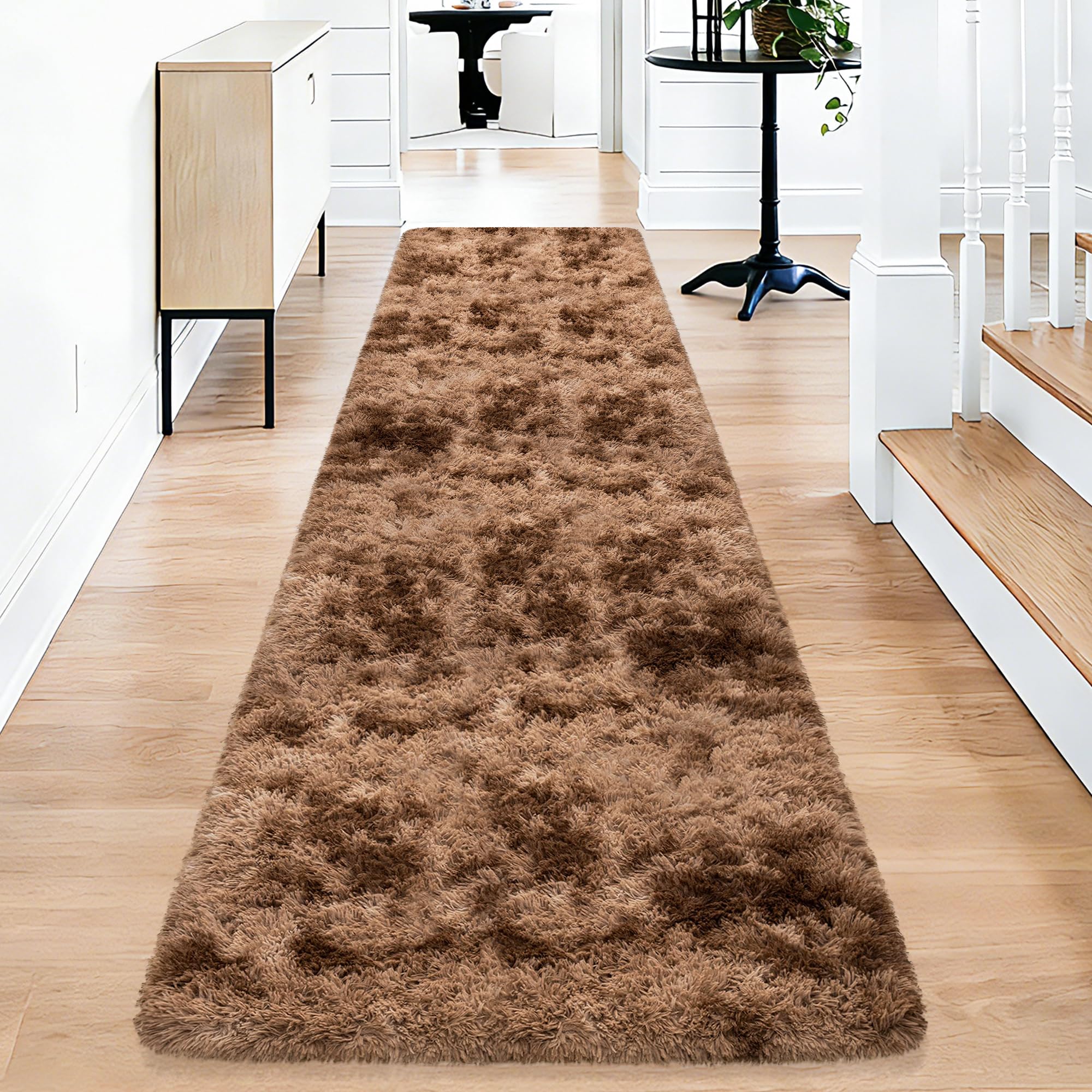 5x8 Ft Light Grey Large Area Rugs for Bedroom,Fluffy Furry Rug Floor Carpets Shaggy Playing Mat for Kids Baby Girls Room Nursery Home Decor Tie Dyed Gray Thick Rugs Fuzzy Home Decor
