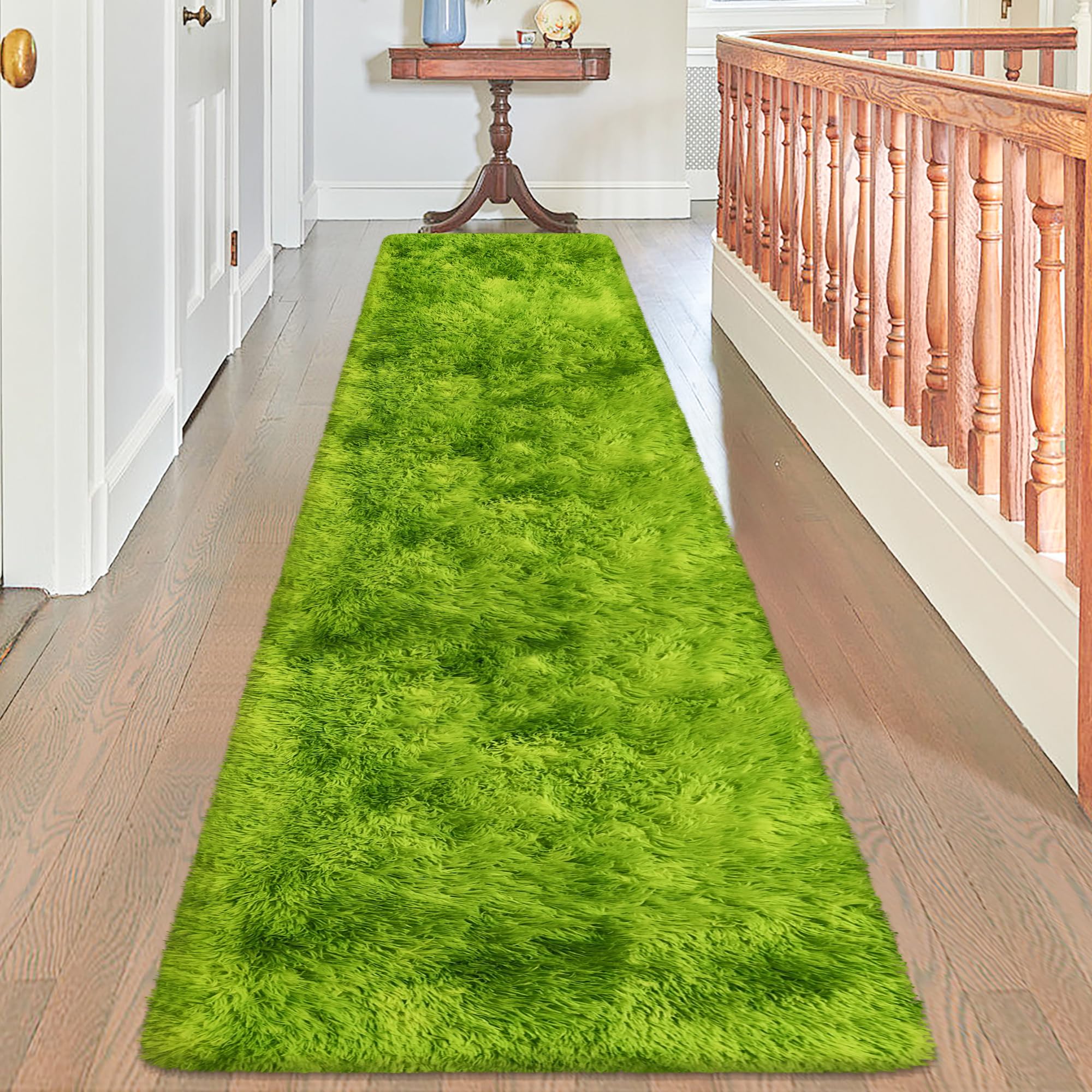 5x8 Ft Light Grey Large Area Rugs for Bedroom,Fluffy Furry Rug Floor Carpets Shaggy Playing Mat for Kids Baby Girls Room Nursery Home Decor Tie Dyed Gray Thick Rugs Fuzzy Home Decor