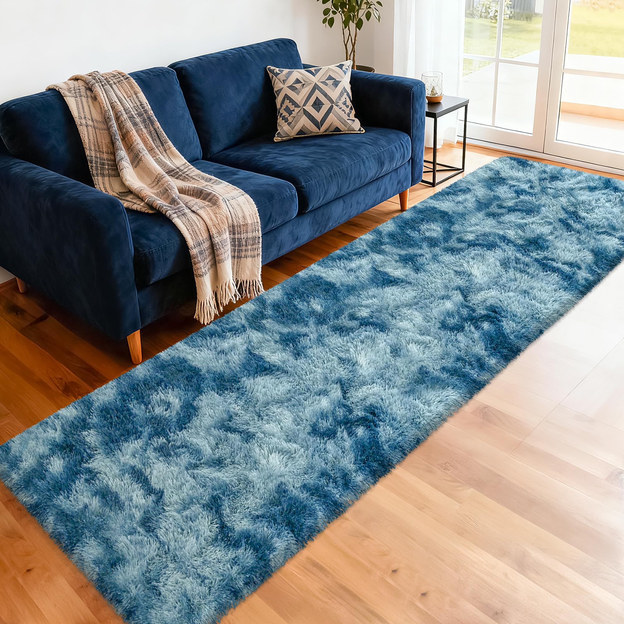5x8 Ft Light Grey Large Area Rugs for Bedroom,Fluffy Furry Rug Floor Carpets Shaggy Playing Mat for Kids Baby Girls Room Nursery Home Decor Tie Dyed Gray Thick Rugs Fuzzy Home Decor